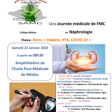 1ère Journée Médicale de FMC en néphrologie