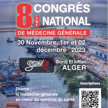 Affiche 8ème Congrès de Médecine Générale